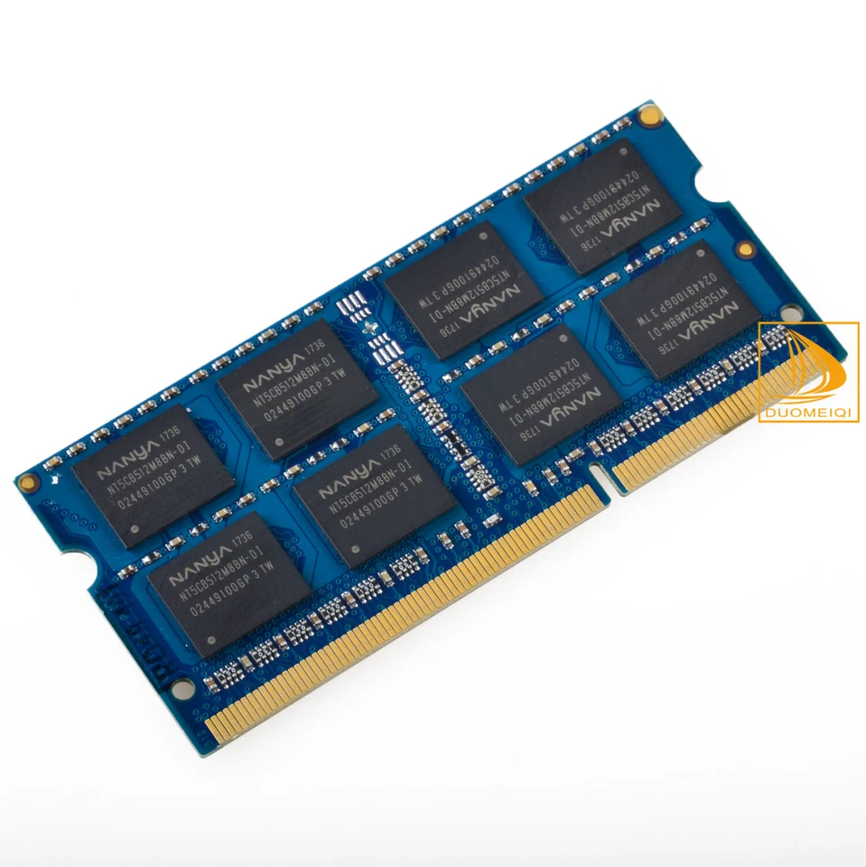 Nanya 32 GB DDR3 RAM 4X 8 GB 2RX8 PC3-12800S 1600Mhz 204Pin SODIMM Laptop Memory - Image 4 of 4
