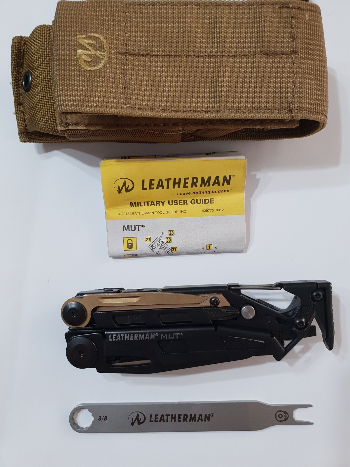 Leatherman MUT EOD Militar BO Negro Multi Herramienta Raro Nuevo Retirado