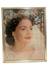 Brand New, Vintage Metal Gold Tone Picture Frame 8  X 10  With Stock Photo U.S.A