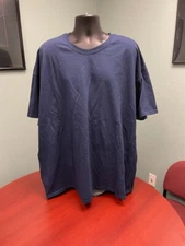 Gildan Ultra Cotton Navy Adult Unisex 4X Short Sleeve T-shirt Bundle