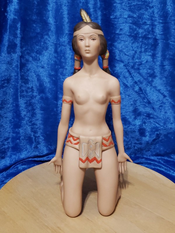 RARE Laszlo Ispanky Goebel Porcelain "Maid Of The Mist" Limited Edition #164