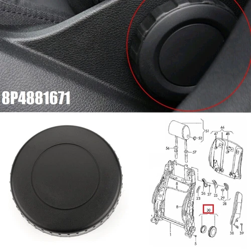 Verstellknopf Vordersitzlehne #8P4881671 für Audi A3 2004-2013 4-Türer - Bild 3 von 19
