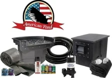 X -LARGE PRO GRADE 16' X 16' POND KIT - 26" WATERFALL