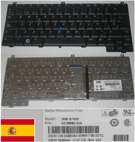 Keyboard Qwerty Spanish DELL D420 D430 NSK-D700S 0MH161 MH161 9J.N8582.00S Black