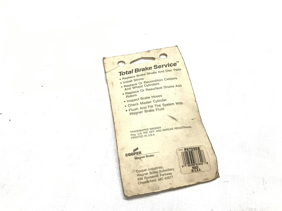 Cable autoajustador de freno de tambor-cable autoajustador trasero Wagner F67020S Dodge para Foto 3 de 3