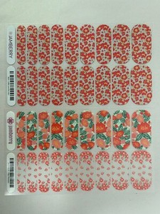 Jamberry Lot Red Flowers