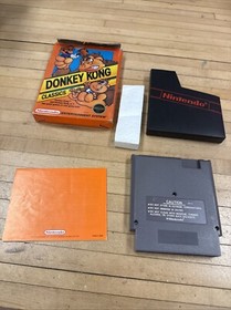 circle seal Donkey Kong Classics complete in box nintendo nes factory nr-MINT