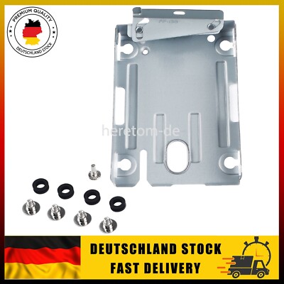 2.5'' Metall HDD Festplatte Montage Halterung Caddy Für Sony PS3 Super Slim DE