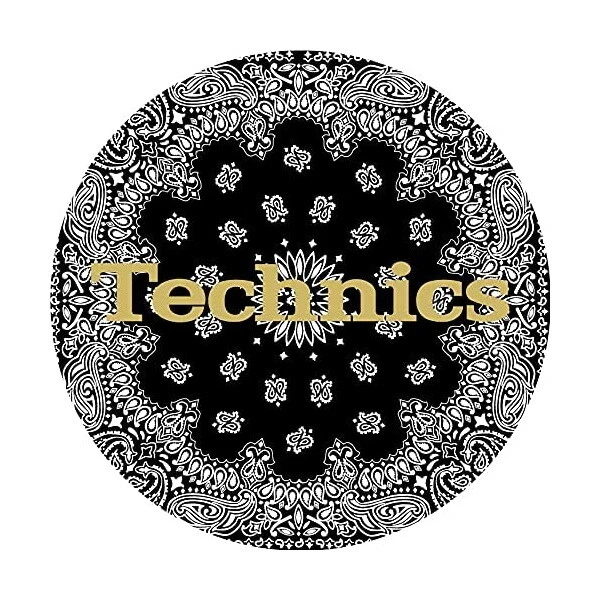 Slipmat - MAGMA - Par de Mat con Logo Technics blanco | Solo Vinilos