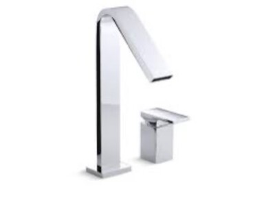 Kohler 14675-4-CP Loure Deck Mount Bath Faucet - Polished Chrome (READ)