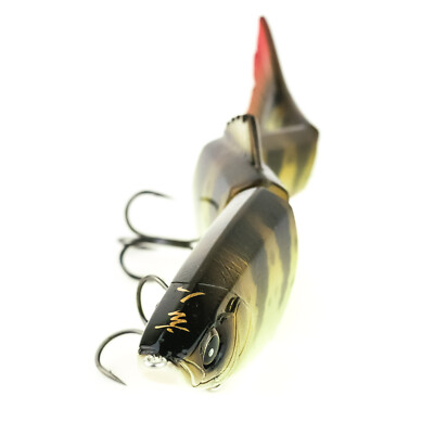 KUROUTO Lindaman 250 Multi Jointed Handmade Swimbait Lure 9.4 - YELLOW PERCH