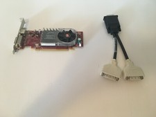 ATI Radeon HD 3450 Full Height Video Video Card WITH Dual DVI Cable X398D
