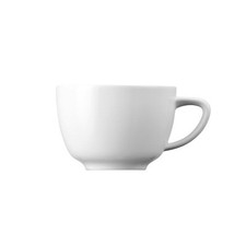 Thomas Amici Cappuccinotasse Teetasse Porzellan Weiß, Spülmaschinenfest 