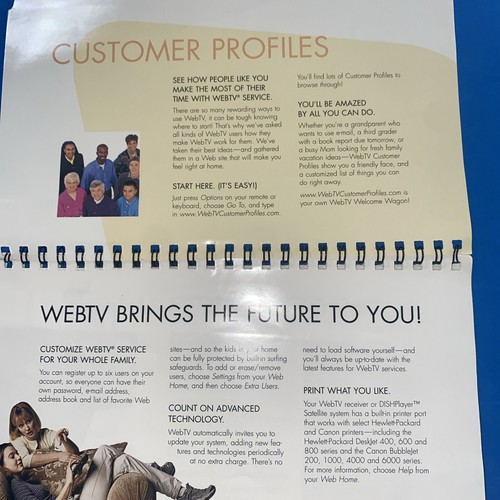 Vintage Sony WEBTV start up welcome guide - Picture 2 of 6