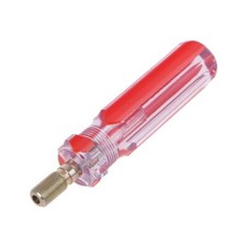 Red Clear Unit Thread Coaxial Cable Squeeze Boosters Connector