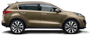 Kia sportage green