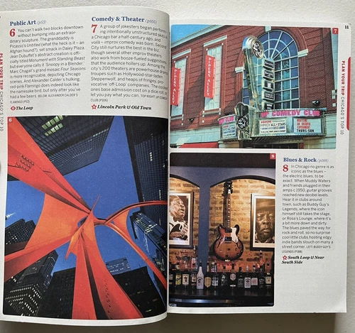 Lonely Planet Chicago (Travel Guide) Pull-out Map Local Secret 8th Edition 2017 - Picture 7 of 9