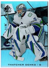 2021-22 Upper Deck SP Game Used Uniform Numbered THATCHER DEMKO 33 #1/35 Canucks
