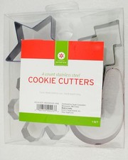 4 Count Stainless Steel Cookie Cutters