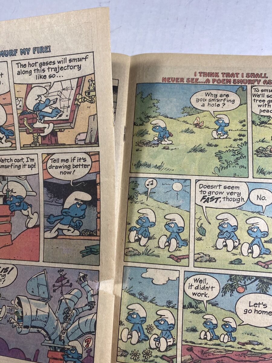 Smurfs #1 | The Smurf Plane | Marvel Comics | Bronze Age | Vintage Comic 