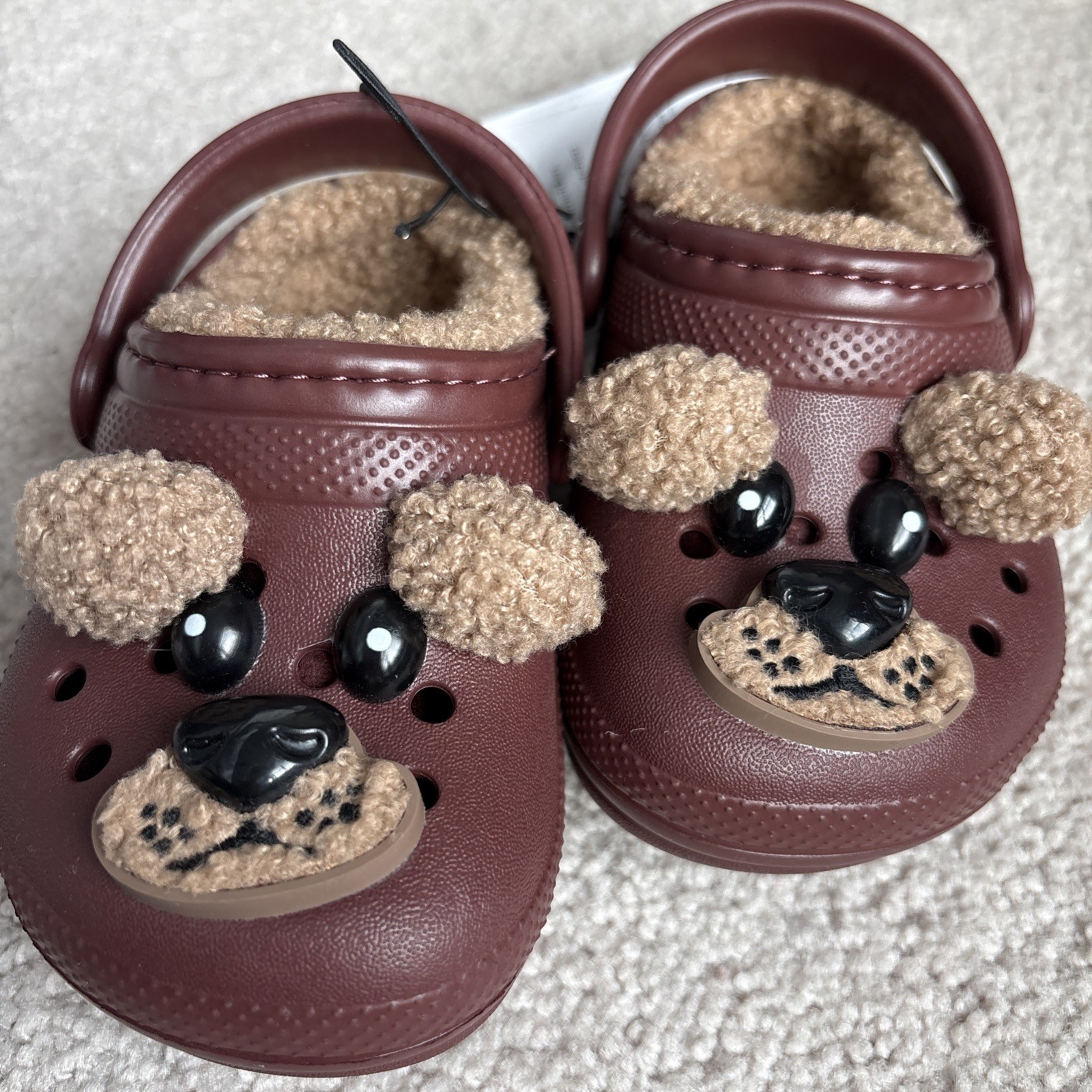 Slip On Brown Fur Lined Nwt