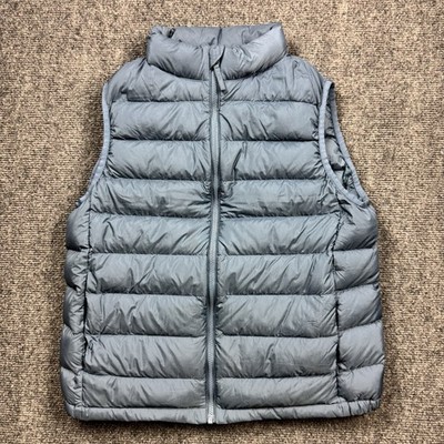 Lativ Airy Down 150 Puffer Vest Kids Large Blue Lightweight Packable