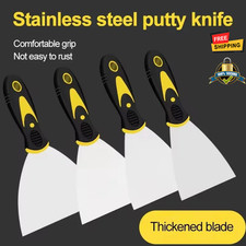 1/4 pcs Stainless Steel Putty Knife Set 2/3/4...