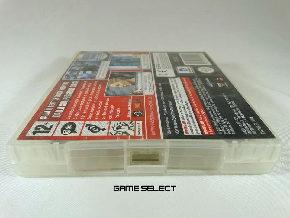 GREY'S ANATOMY THE VIDEO GAME NINTENDO DS 3DS PAL ITALIANO ORIGINALE COMPLETO, foto 3 di 5