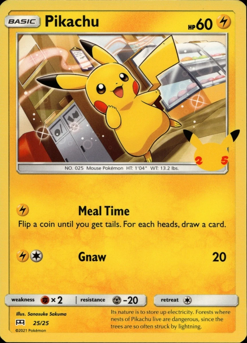 Pikachu 025/025 McDonald's 25th Anniversary for sale | eBay