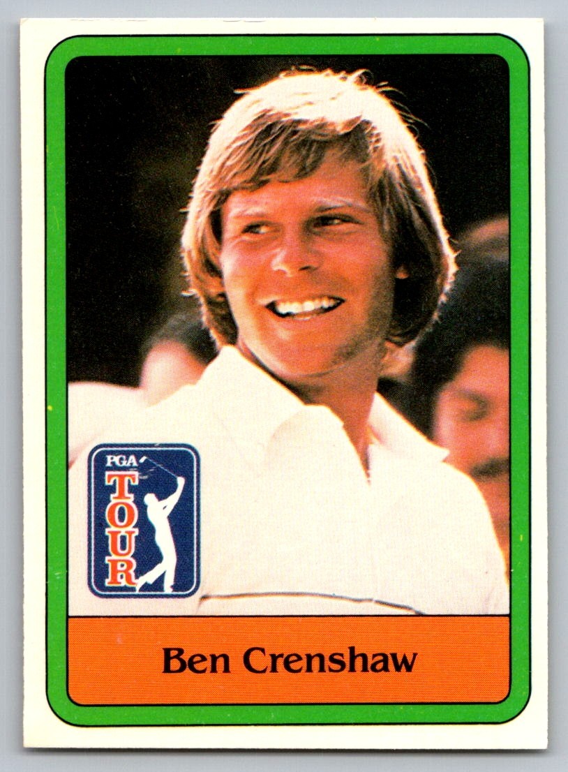 1981 DONRUSS GOLF CARD #5 BEN CRENSHAW