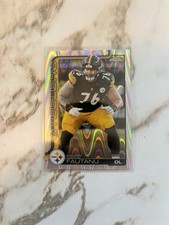 2025 Topps Chrome Troy Fautanu RayWave Refractor #256 Pittsburgh Steelers