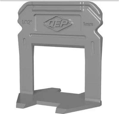 QEP Xtreme Tile Leveling Clips 1/32 in Part A Of 2 Part System 2000 Count