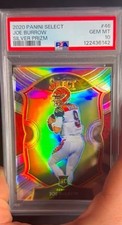 Joe Burrow Rookie Card Silver Select Gem Mint 10 Cincinnati Bengals