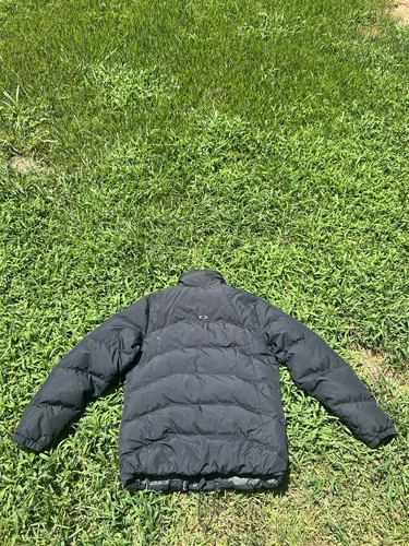 Oakley Software Hydro Fuel Down Puffer Jacket Black Large 90s Y2k Gorp Rare - Picture 4 of 7