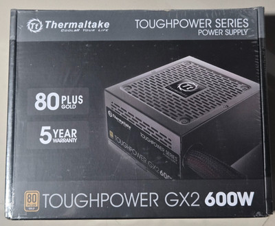 Thermaltake - Toughpower GX2 600W 80 PLUS Gold ATX Power Supply - Black