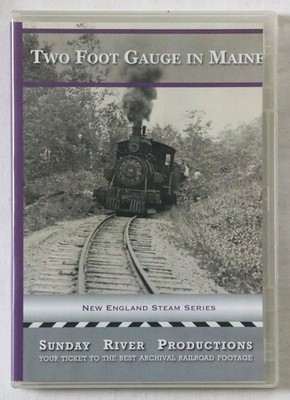 Two Foot Gauge in Maine DVD new england usa sandy river rangely lakes bridgton +
