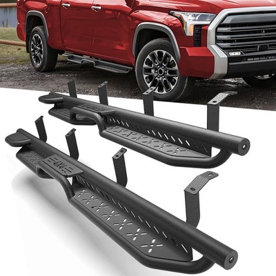 Running Boards for 2022-2026 Toyota Tundra CrewMax Drop Side Step Nerf Bars