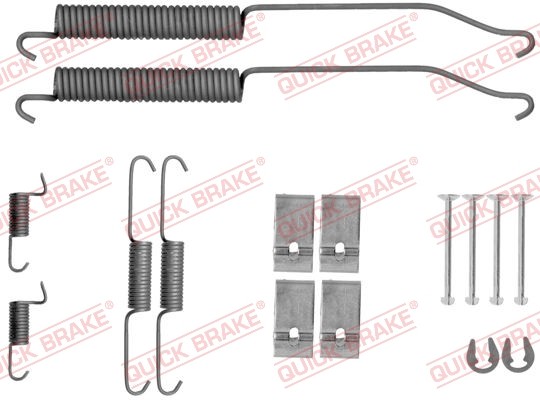 ZubehÖRsatz, Bremsbacken FÜR Nissan Navara NP300 (D40) - Quick Brake 105-0036-image