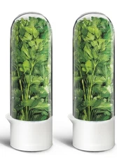 Herb Saver for Refrigerator Keeps Greens Fresh for 2-3 Weeks (2PCS)