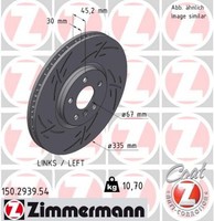 1X Bremsscheibe Black Z Zimmermann 150.2939.54 FüR Bmw X1 U11 Sdrive Mild Hybrid