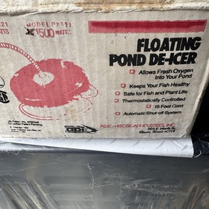 Floating pond de-icer 1500w 120v Fish & Plants Healthy with Fresh Oxygen