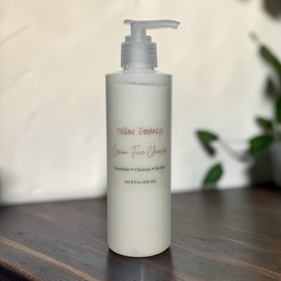 Tallow Goodness Unscented Cleanser Soap 8 fl oz