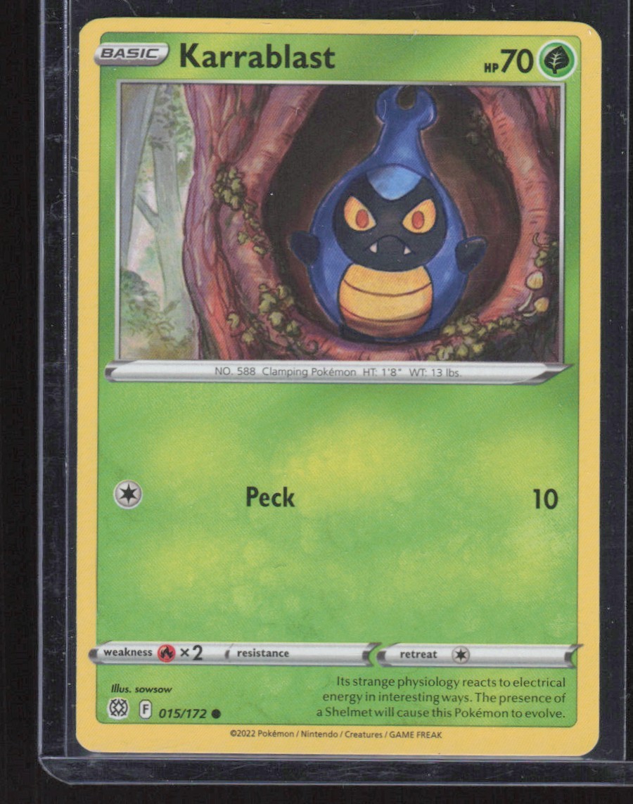 2022 Sword & Shield - Brilliant Stars Karrablast Basic/Common #15