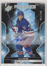 2019-20 SPx Rookies Auto 102/299 Tier 1 Rookies Libor Hajek #62 Auto 2wm
