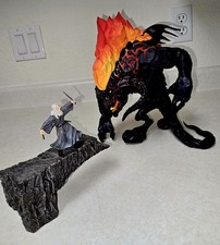 Weta Workshop Il Signore degli Anelli Balrog Mini Epica Figura Fiamma di Udun (RARO) 