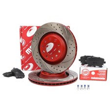 Bremsscheiben + Bremsbeläge hinten für AUDI A4 B6 (8E2, 8E5, 8H7) / B7 (8ED)