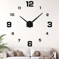 Wanduhr Küchenuhren Wohnzimmeruhr Groß Rund Einfach Zu Lesen Für Schlafzimmer