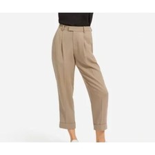Everlane Put Together Pleat Pant in Khaki sz 2