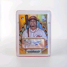 Topps Big League Noelvi Marte Opening Act Auto /50 Reds RC 