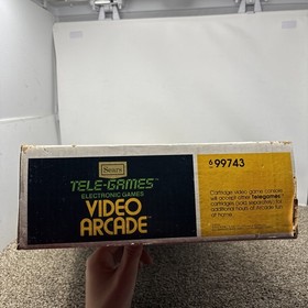 Sears Tele-Games Atari 2600 Heavy Sixer Console With Box TESTED